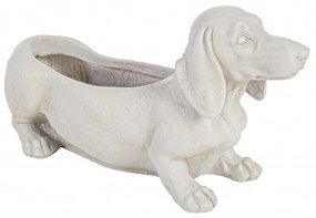 Ghiveci, Dog, Bizzotto, 50.5x16.5x27 cm, argila