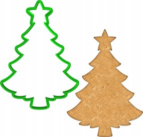 Mézeskalåcs lyukasztó Forma Karåcsonyi Karåcsonyfa 15cm