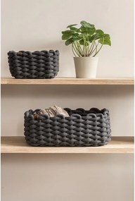 Textil tárolókosár 35x25x14 cm Peach Skin M – Bigso