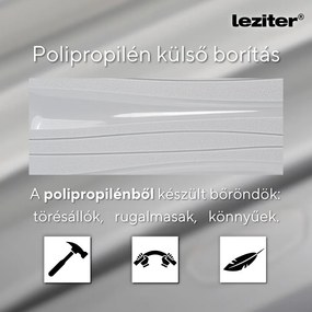 TraveLux Voyager kabinbőrönd keményfedeles 55x40x20 cm szürke