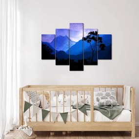 Kép - Éjszakai ég Nepálban (150x105 cm)