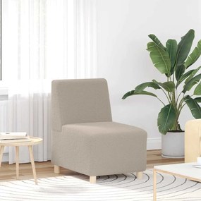 világosszürke göndör gyapjúszerű szövetből kanapé szék 55 cm