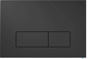 Öblítőlap MEXEN BW1737 Geberit rendszerhez, kétmennyiséges öblítéssel, matt fekete felülettel