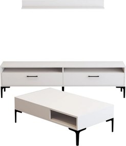 Istanbul nappali bútorszett, fehér, 180 cm