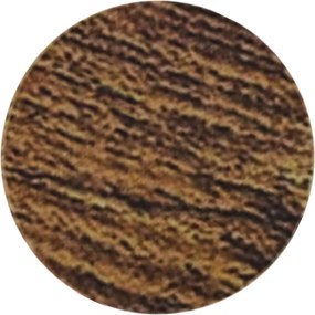 vidaXL Öntapadó csavar borító 12 pcs Füstölt tölgy Ø 20 x 0,5 mm