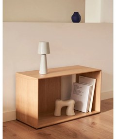 Natúr színű moduláris polcrendszer tölgyfa dekorral 67x38 cm Litto – Kave Home