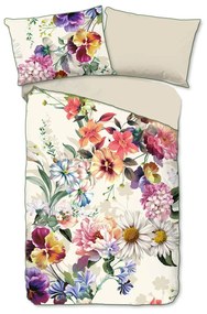 Flower Garden organikus pamut egyszemélyes ágyneműhuzat, 140 x 220 cm - Descanso