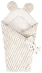 Bézs kordbársony babapólya 35x65 cm – Meowbaby