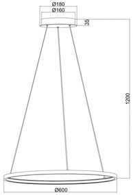 Globo 67192-29 - LED Csillár zsinóron RALPH LED/29W/230V