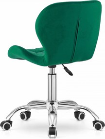 AKCIÓ Zöld irodai szék AVOLA VELVET II. minőség