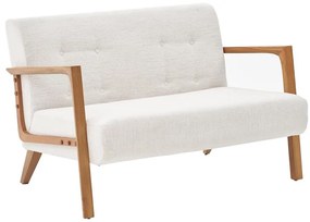 TUMI kétszemélyes kanapé krémszínű