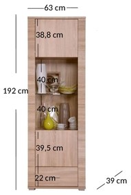 Vitrin Gwenn 1W1S (szonoma tölgy). 1052922