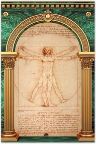 Poszterek 80x120 Vitruvius ember