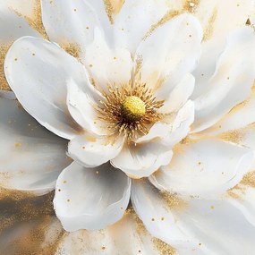 Vászonkép Canvas Természet Fehér Virág Magnólia Glamour 40x40