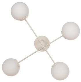 Felületre szerelhető csillár MOON 4xE27/15W/230V krémszínű