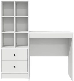 Tárolóval rendelkező íróasztal 2 pcs Fehér 70 x 50 x 76 cm