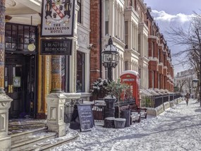 Poszter 40x30cm Maida Vale a hóban, Assaf Frank