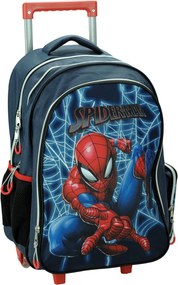 Pókember Frame gurulós iskolatáska, táska 46 cm