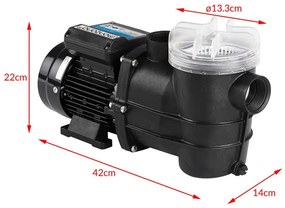 Deuba Homokszűrő szivattyú 9 960 l/h előszűrővel