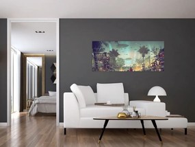 Kép - egy város a jövőben (120x50 cm)