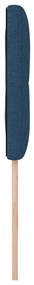 Fejpárna Gombos Kék 80 cm Textil
