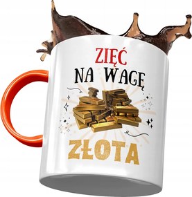 Narancssárga Bögre Vőnek Születésnapra Ajándék Nyomtatott Fotóval