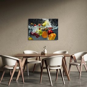 Kép - gyümölcs (üvegen) (70x50 cm)