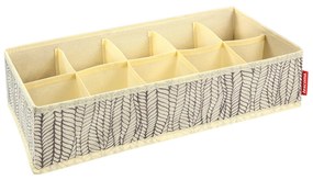 Tescoma Zokni- és szennyestartó FANCY HOME, 40 x18 x 10 cm, törtfehér színben, S