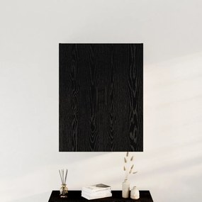 Fali Szekrény Fekete Tölgy 69,5x34x90 cm Mérnöki Fa