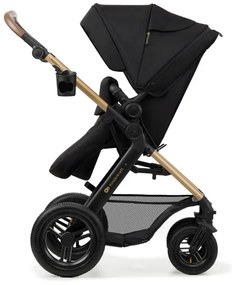 KINDERKRAFT-Kombinált babakocsi 3in1 MOOV 2 AIR Pure fekete + autósülés MINK PRO