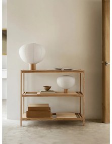 Bézs fedeles dekoratív műbőr tárolódoboz szett 2 db-os 40x30x11 cm Sahla – Blomus