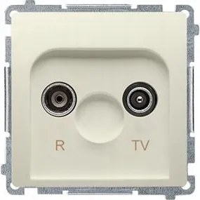 Antenna aljzat Rtv végzáró Kontakt bézs BMZAK10 Simon Basic