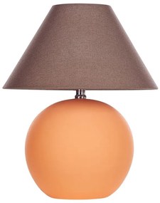 Narancssárga kerámia asztali lámpa 41 cm LIMIA Beliani
