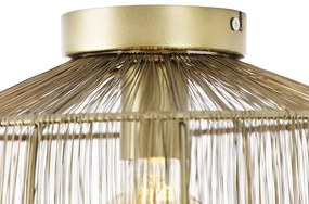 Modern mennyezeti lámpa réz 30 cm - Bolti