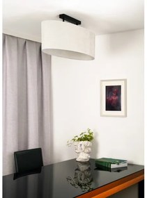 Duolla - Felületre szerelhető csillár OVAL 2xE27/15W/230V szürke