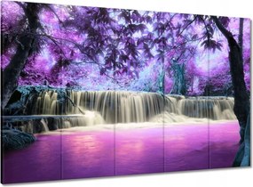 Vászonkép 100x70 Lila vízesés