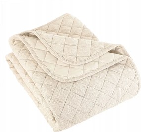 Dekoratív ágytakaró Molly 220x240 cm Krémszínű