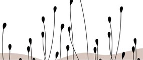 Kép - Grafikus rét N⁰1 (120x50 cm)
