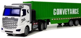 Conveyance Távirányítós Zöld Kamion Teherautó