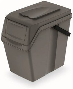 PROSPERPLAST SORTIBOX II hulladékgyűjtő szürke kő, térfogat 25L