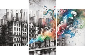 Kép - Ipari élet (90x60 cm)