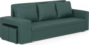 DOLAR II Háromszemélyes kinyitható kanapé Türkizkék