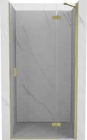 Mexen Mist-H jobboldali zuhanyajtó 95 cm, átlátszó, arany szálcsiszolt - 8A5-095-000-55-00-P