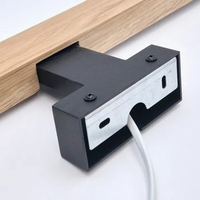Brilagi-LED Fürdőszobai tükörmegvilágítás WOODY MIRROR LED/12W/230V IP44 tölgy/fekete