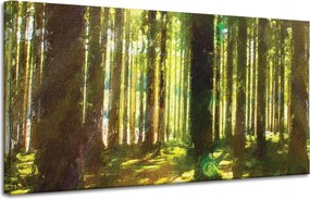 Vászonkép Olajerdő Fák Fény Természet 120x60 cm