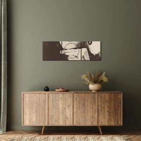 Kép - Vintage fotó egy nőről (órával) (90x30 cm)