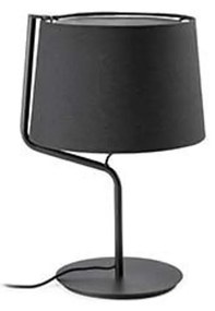 FARO BERNI asztali lámpa, fekete, E27 foglalattal, IP20, 29333