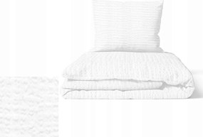 Kéreg Ágyneműhuzat 160x200 2x70x80 Pamut 100% Fehér Lengyel termék Kolo
