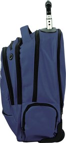Real Madrid Blue gurulós iskolatáska, táska 48 cm