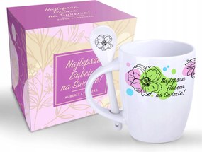 Praktikus Ajándék Nagymamáknak Nagymama Napjára Bögre Szett Kanállal